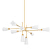 Corbett Lighting - 441-63-VB - Ten Light Chandelier - Artemis - Vintage Brass