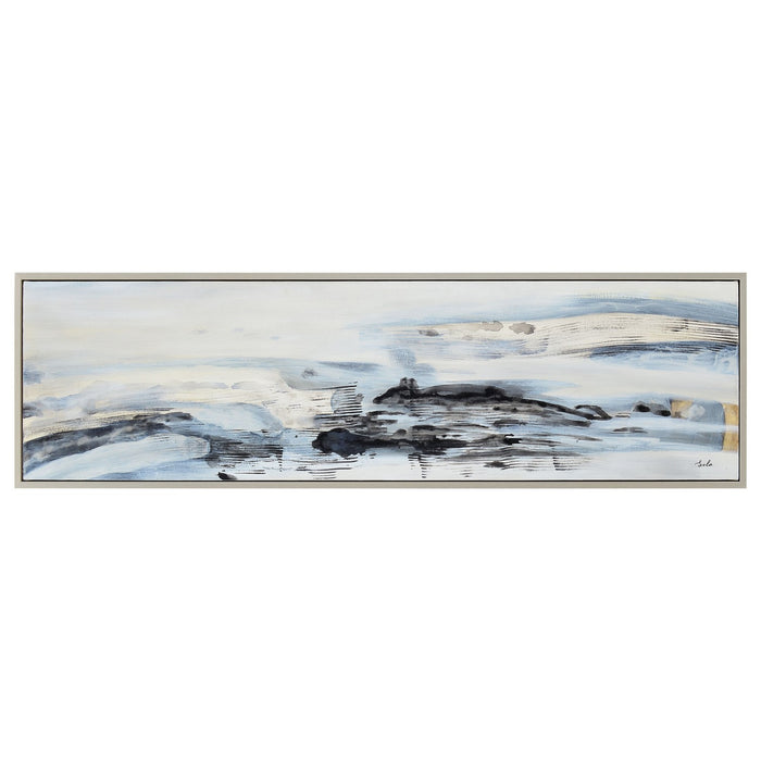 Renwil - OL2075 - Canvas Art - Gatwick - Champagne Silver