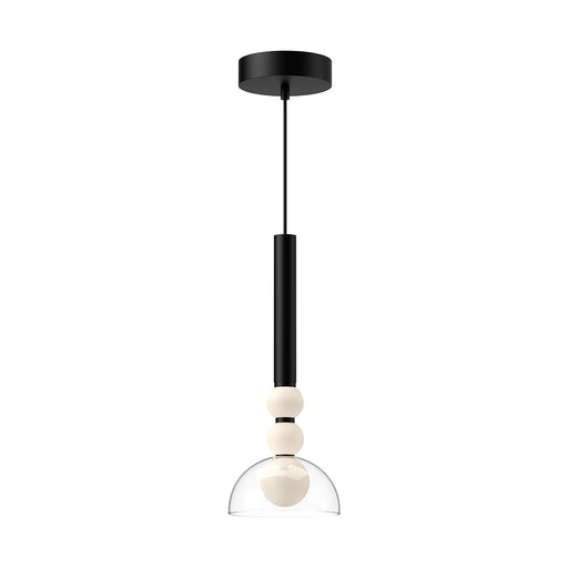 Kuzco Lighting - PD30502-BK/CL - LED Pendant - Rise - Black/Clear