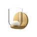 Kuzco Lighting - WS52505-BG/CL - LED Wall Sconce - Cedar - Brushed Gold/Clear