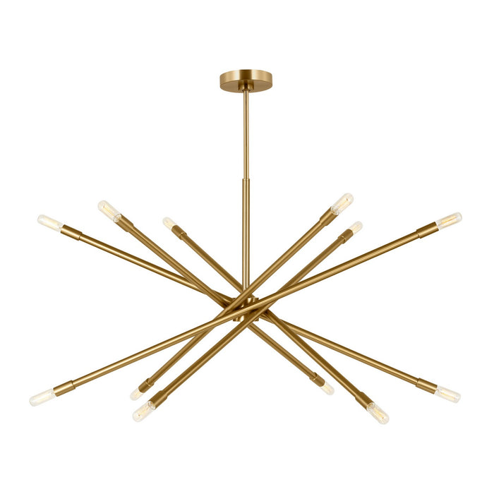 Visual Comfort Studio - CC16512BBS - 12 Light Chandelier - Eastyn - Burnished Brass