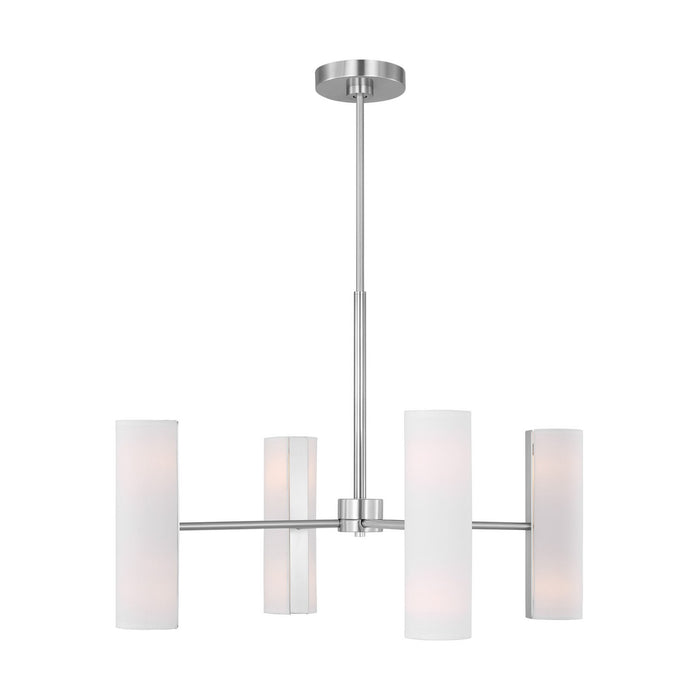 Visual Comfort Studio - DJC1058BS - Eight Light Chandelier - Capalino - Brushed Steel