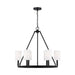 Visual Comfort Studio - DJC1086MBK - Six Light Chandelier - Egmont - Midnight Black