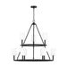 Visual Comfort Studio - DJC1099MBK - Nine Light Chandelier - Egmont - Midnight Black