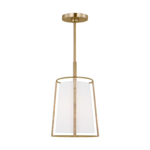 Visual Comfort Studio - DJP1011SB - One Light Pendant - Cortes - Satin Brass