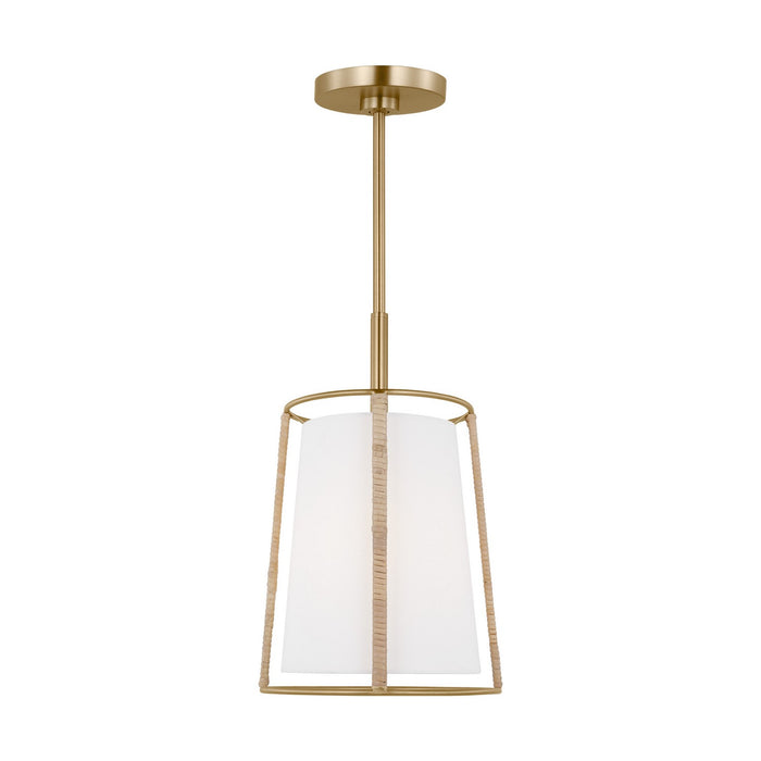 Visual Comfort Studio - DJP1011SB - One Light Pendant - Cortes - Satin Brass