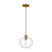 Visual Comfort Studio - TP1211BBS - One Light Pendant - Mela - Burnished Brass