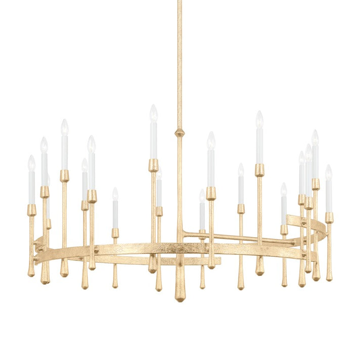 Hudson Valley - 2252-VGL - 18 Light Chandelier - Hathaway - Vintage Gold Leaf