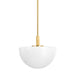 Hudson Valley - 5915-AGB - One Light Pendant - Lethbridge - Aged Brass