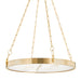 Hudson Valley - 7230-AGB - LED Chandelier - Kirby - Aged Brass