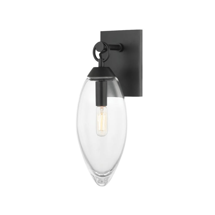 Hudson Valley - 7900-BBR - One Light Wall Sconce - Nantucket - Black Brass