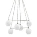 Hudson Valley - 9138-PN - Six Light Chandelier - Asbury Park - Polished Nickel
