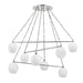 Hudson Valley - 9155-PN - Eight Light Chandelier - Asbury Park - Polished Nickel