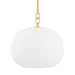 Hudson Valley - 9726-AGB - One Light Pendant - Ingels - Aged Brass