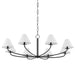 Hudson Valley - BKO902-OB - Eight Light Chandelier - Stacey - Old Bronze