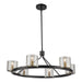 Artcraft - AC11826BB - Six Light Chandelier - Salinas - Black and Brass