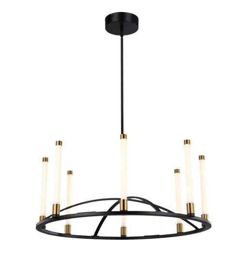 Artcraft - SC13088BB - LED Chandelier - Infiniti - Matte Black & Brass