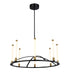 Artcraft - SC13088BB - LED Chandelier - Infiniti - Matte Black & Brass