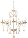 Minka-Lavery - 2665-717 - Five Light Chandelier - Colonial Charm - White Wash & Sun Dried Clay