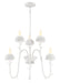 Minka-Lavery - 5906-655 - Six Light Pendant - North Fork - Sand White