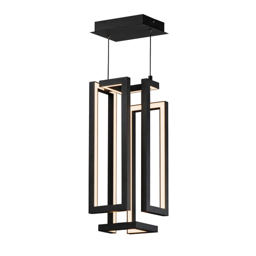 ET2 - E21261-BK - LED Pendant - Penrose - Black