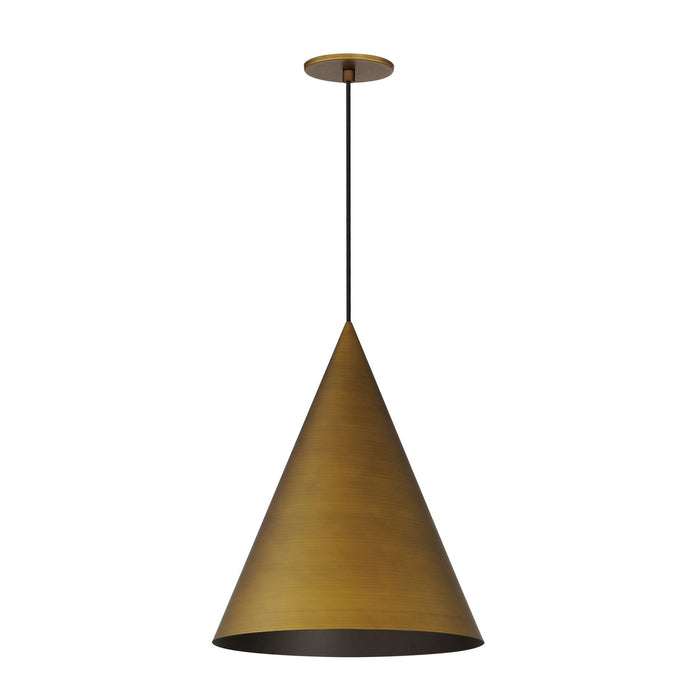 ET2 - E34501-AB - LED Pendant - Pitch - Antique Brass