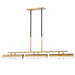Troy Lighting - F3248-PBR/SBK - LED Linear Pendant - Titus - Patina Brass