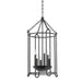 Troy Lighting - F4619-BI - Six Light Lantern - Lassen - Black Iron