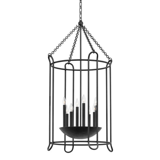 Troy Lighting - F4625-BI - Eight Light Lantern - Lassen - Black Iron