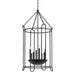 Troy Lighting - F4625-BI - Eight Light Lantern - Lassen - Black Iron