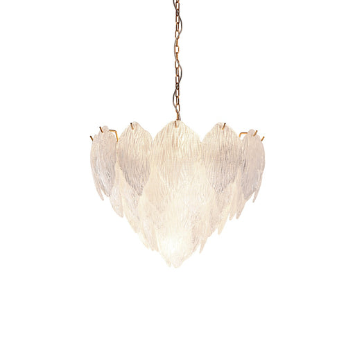 Lucas + McKearn - CH9081-50 - Seven Light Chandelier - Flambeau - Aged Brass