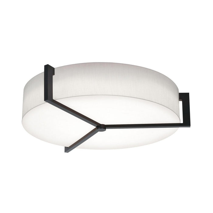 AFX Lighting - APF3044MBES-LW - Four Light Flush Mount - Apex - Linen White/Espresso