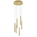 AFX Lighting - ELIP01L30UDSBRND6 - LED Pendant - Eli - Satin Brass