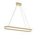 AFX Lighting - GLOP4812L30D1SB - LED Pendant - Glo - Satin Brass