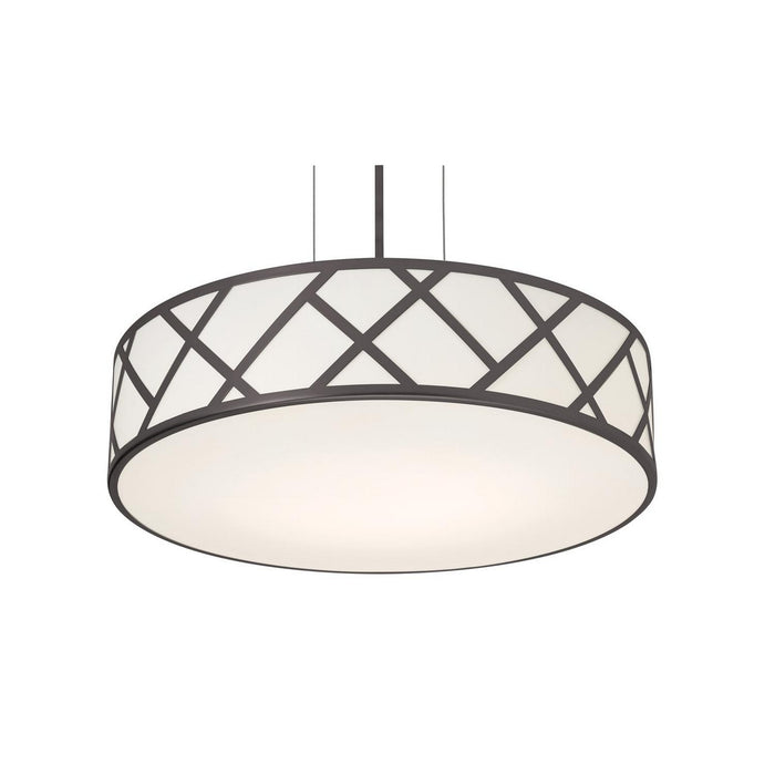 AFX Lighting - HVNP21MBBK - Three Light Pendant - Haven - Black