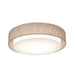 AFX Lighting - SAF2332MB-JT - Three Light Flush Mount - Sanibel - Jute