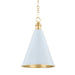 Mitzi - H761701A-AGB/SAO - One Light Pendant - Fenimore - Aged Brass