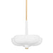 Corbett Lighting - 360-20-GL/GSW - Three Light Pendant - Rimini - Gold Leaf / Gesso White