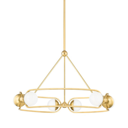 Hudson Valley - 2531-AGB - LED Chandelier - Hartford - Aged Brass
