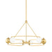 Hudson Valley - 2531-AGB - LED Chandelier - Hartford - Aged Brass