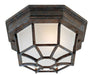 Savoy House - 5-2066-72 - One Light Flush Mount - Exterior Collections - Rustic Bronze