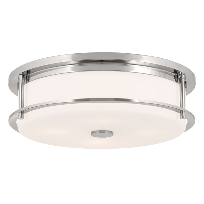 Kichler - 52597PN - Four Light Flush Mount - Brit - Polished Nickel