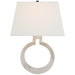 Visual Comfort Signature - CHD 2970ALB-L - One Light Wall Sconce - Ring - Alabaster