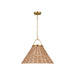 Visual Comfort Studio - CP1441BBS - One Light Pendant - Whitby - Burnished Brass