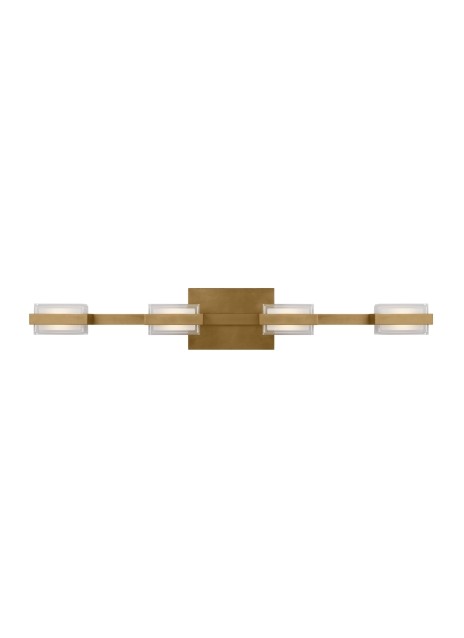 Visual Comfort Modern - 700BCKMD4NB-LED930 - LED Bath Vanity - Kamden - Natural Brass