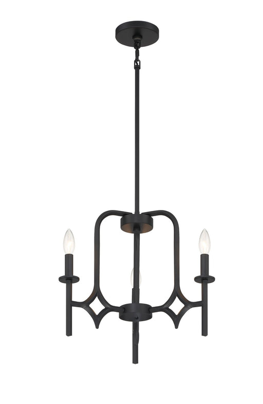 Minka-Lavery - 5036-66A - Three Light Chandelier - Muncie - Coal