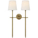 Visual Comfort Signature - TOB 2025HAB-L - Two Light Wall Sconce - Bryant - Hand-Rubbed Antique Brass