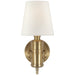 Visual Comfort Signature - TOB 2730HAB-L - One Light Wall Sconce - Jonathan - Hand-Rubbed Antique Brass