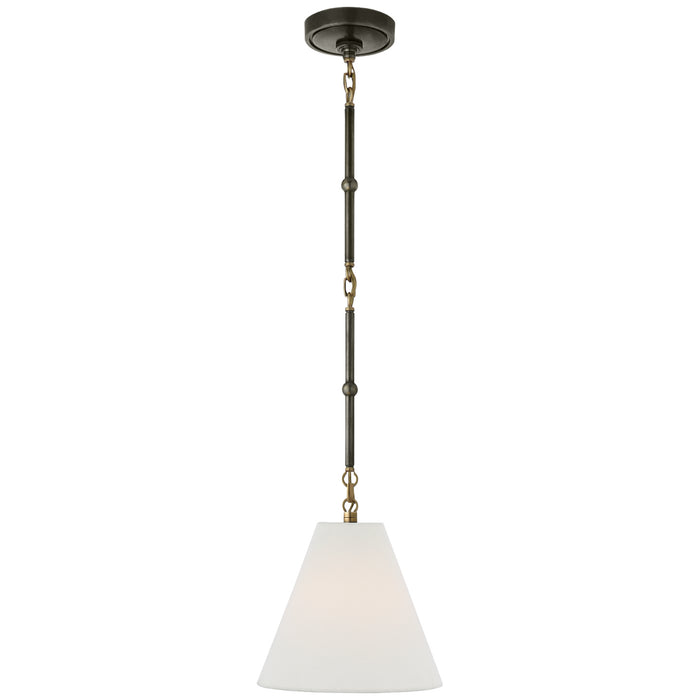 Visual Comfort Signature - TOB 5089BZ/HAB-L - One Light Hanging Lantern - Goodman - Bronze with Antique Brass
