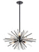 Avenue Lighting - HF8201-BK - Six Light Chandelier - Palisades Ave. - Black